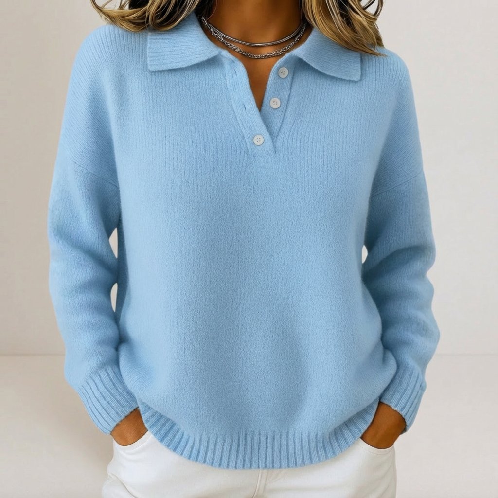 Livé Gebreide Polo Trui