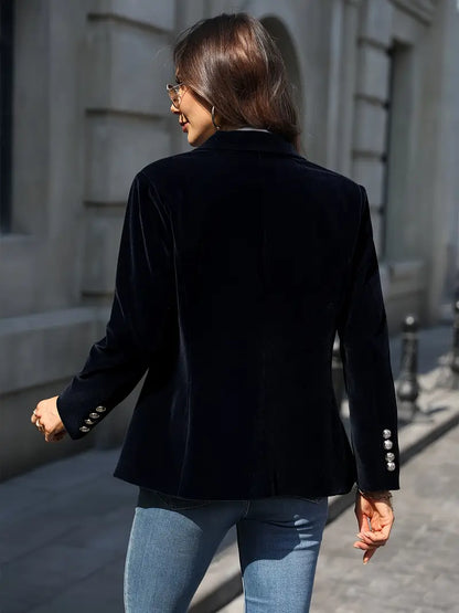 Sienna | Elegante velvet blazer
